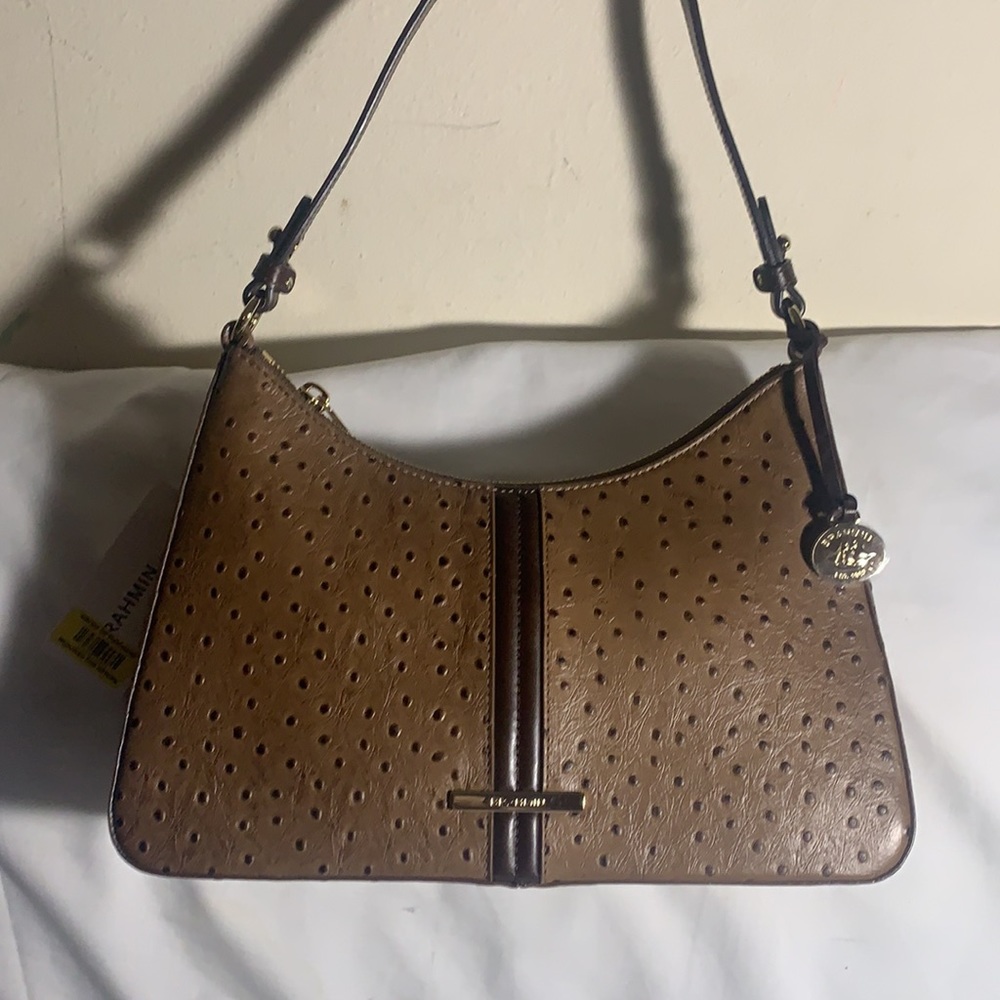 BRAHMIN ESME HAZELNUT WINONA SHOULDER BAG